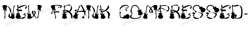 New Frank Compressed字体转换
